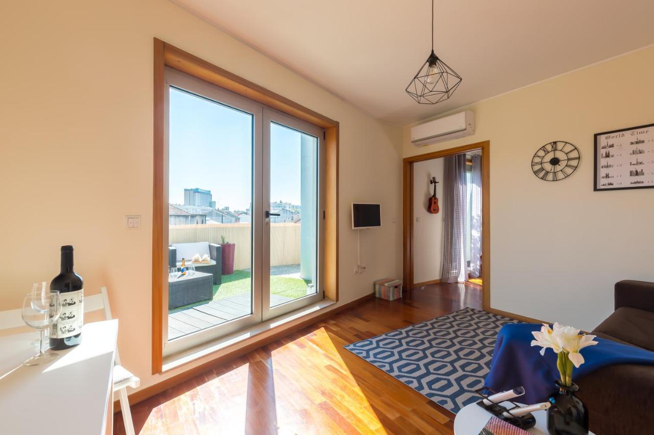 Music Relaxing Apt With Bikes, Terrace & Parking Porto Luaran gambar
