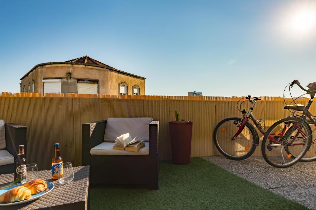 Music Relaxing Apt With Bikes, Terrace & Parking Porto Luaran gambar